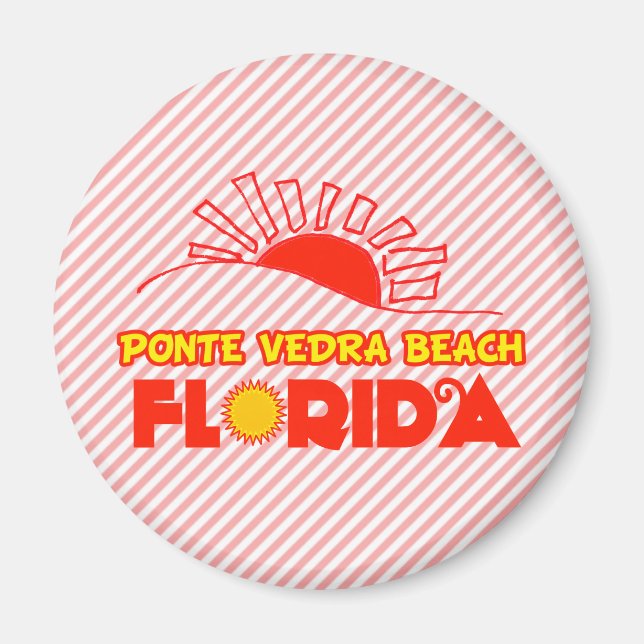 Ponte Vedra Beach, Florida Magnet (Framsidan)