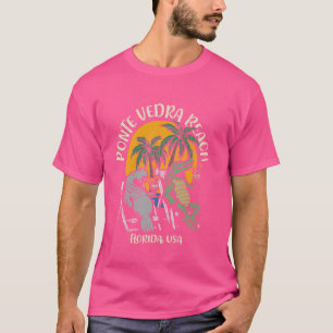 Ponte Vedra Beach Florida USA Funny Manatee Alliga T Shirt