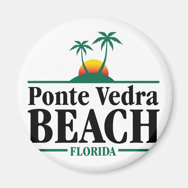 Ponte Vedra Beach Magnet (Framsidan)