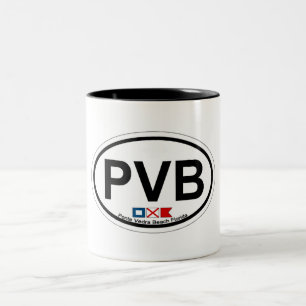 Ponte Vedra Beach. Två-Tonad Mugg
