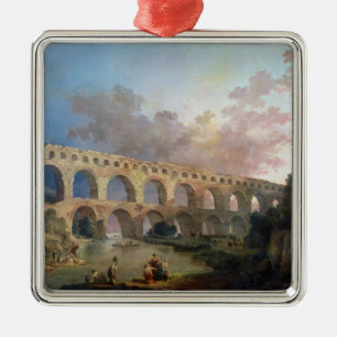 Ponten du Gard, Nimes, c.1786 Julgransprydnad Metall