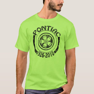 Pontiac 1926 - 2010 samlar mörk för logotyp II Tee