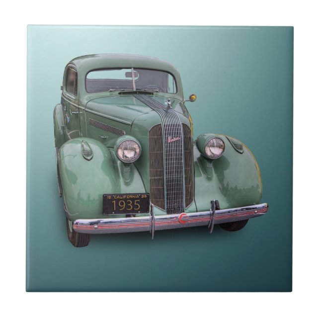 PONTIAC 1935 KAKELPLATTA (Framsidan)