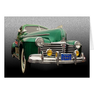 PONTIAC 1941 2 HÄLSNINGSKORT