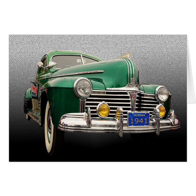 PONTIAC 1941 2 HÄLSNINGSKORT (Framsidan Horizontal)