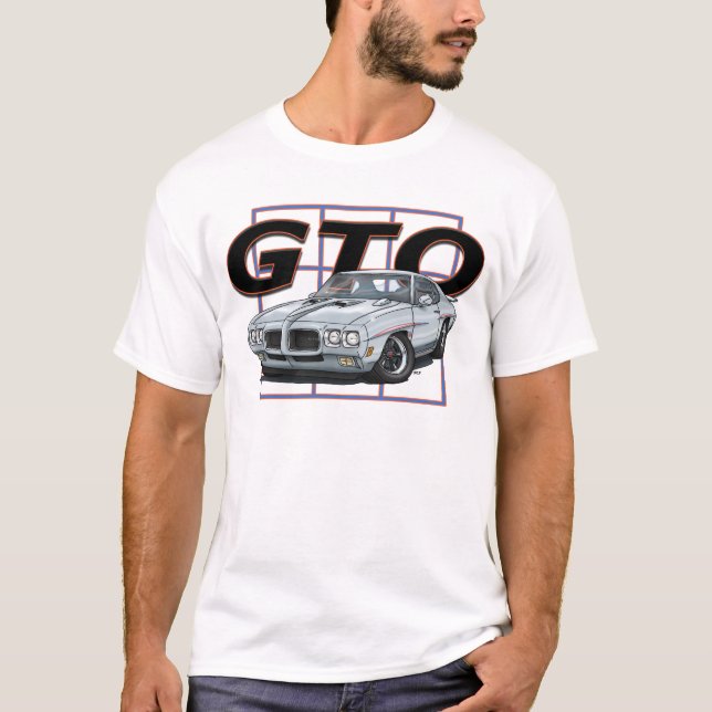 Pontiac 1970 GTO T Shirt (Framsida)