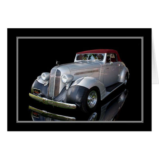 Pontiac 8 hälsningskort (Framsidan Horizontal)