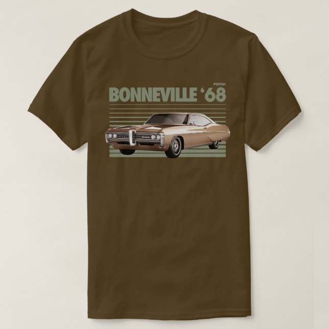 PONTIAC BONNEVILLE T SHIRT (Design framsida)