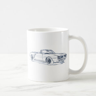 Pontiac Firebird 1968 konvertibel Kaffemugg