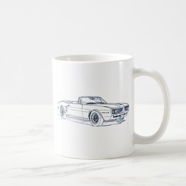Pontiac Firebird 1968 konvertibel Kaffemugg (Höger)