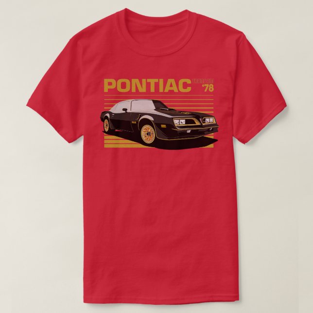 PONTIAC FIREBIRD 1 T SHIRT (Design framsida)
