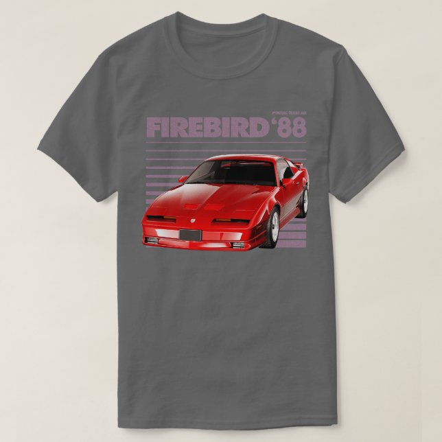 PONTIAC FIREBIRD TRANS AM 1 T SHIRT (Design framsida)
