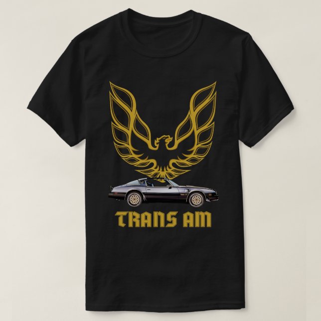 PONTIAC FIREBIRD TRANS AM 2 T SHIRT (Design framsida)