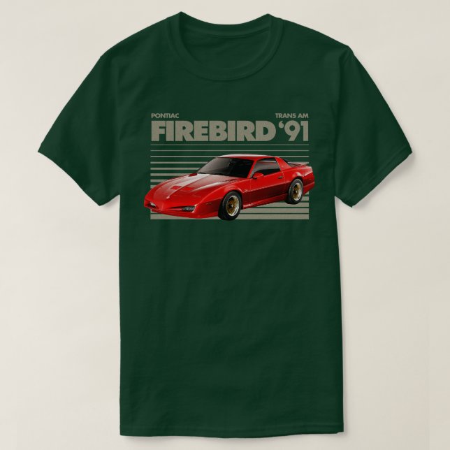 PONTIAC FIREBIRD TRANS AM T SHIRT (Design framsida)