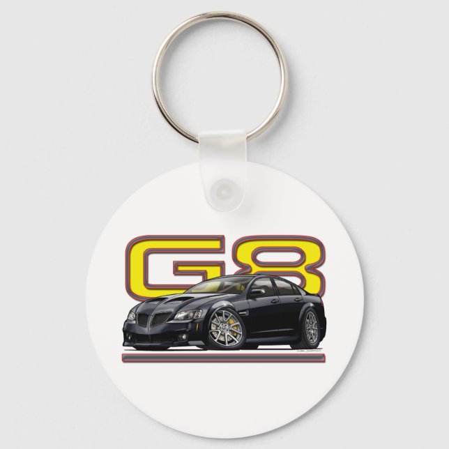 Pontiac_G8_black Nyckelring (Framsida)