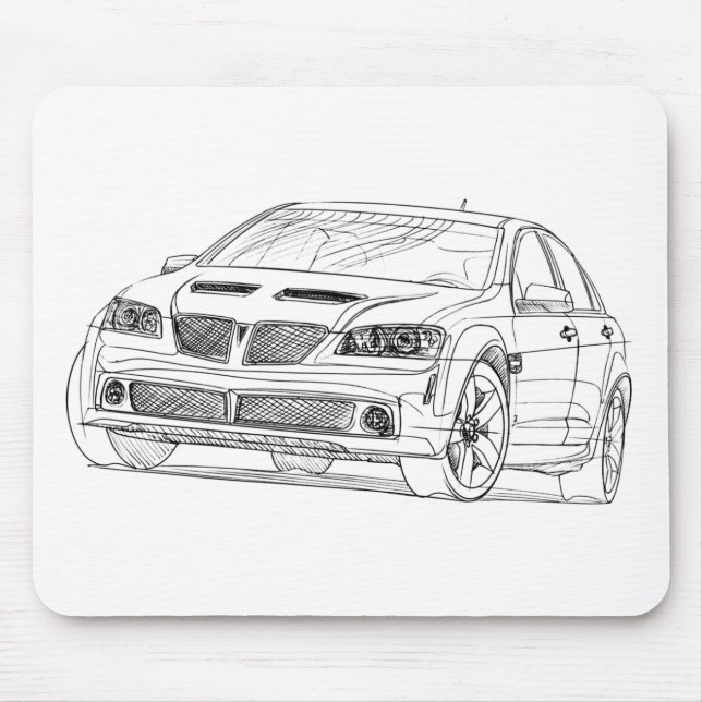 Pontiac G8 GT 2008 Musmatta (Framsidan)