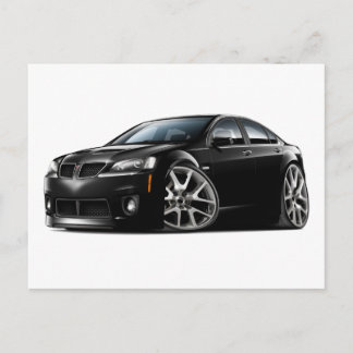 Pontiac G8 GXP Black Car Vykort