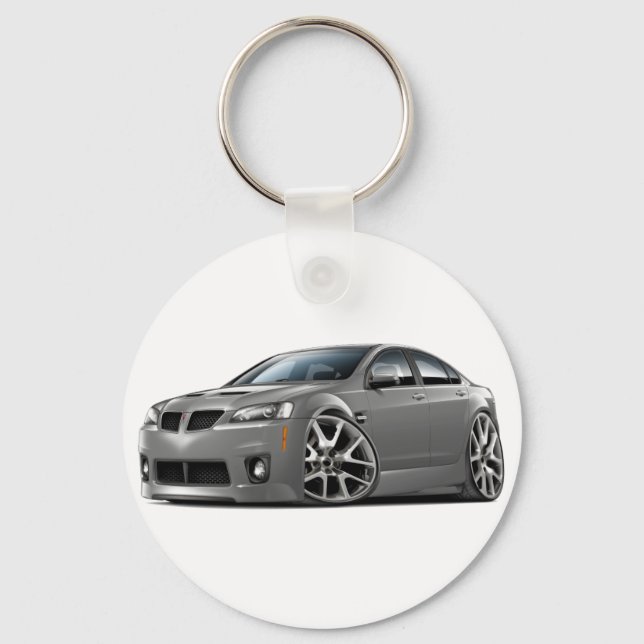 Pontiac G8 GXP Grått Car Nyckelring (Framsida)
