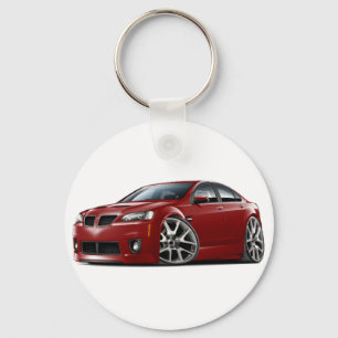 Pontiac G8 GXP rödbrun bil Nyckelring