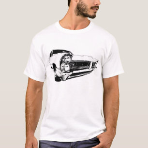 Pontiac grand prix 1965 i vit t shirt