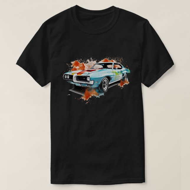 Pontiac GTO 2 T Shirt (Design framsida)