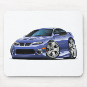 Pontiac GTO blått 2004-06/grå färgbil Musmatta