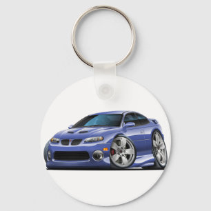 Pontiac GTO blått 2004-06/grå färgbil Nyckelring