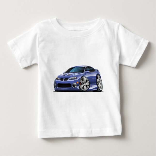 Pontiac GTO blått 2004-06/grå färgbil Tee Shirt (Framsida)