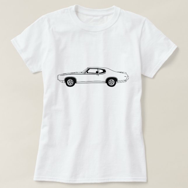 PONTIAC GTO JUDGE 1969 T SHIRT (Design framsida)