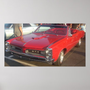 Pontiac GTO konvertibelt tryck 1966