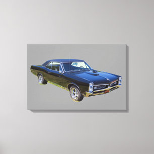 Pontiac GTO muskelbil 1967 Canvastryck