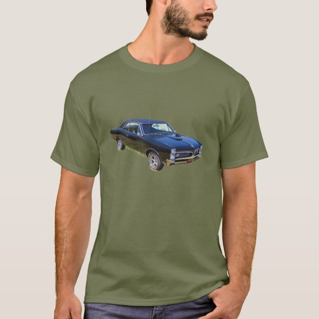 Pontiac GTO muskelbil 1967 T Shirt (Framsida)