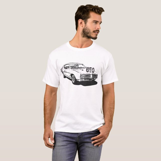 Pontiac GTO T-tröja T-shirt (Hel framsida)