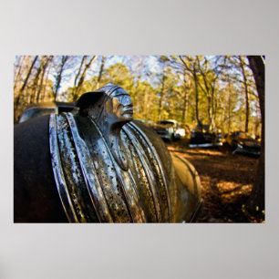 Pontiac Indian Metall Huva Ornament Poster