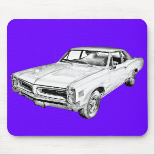 Pontiac Le Mans bilillustration 1966 Musmatta