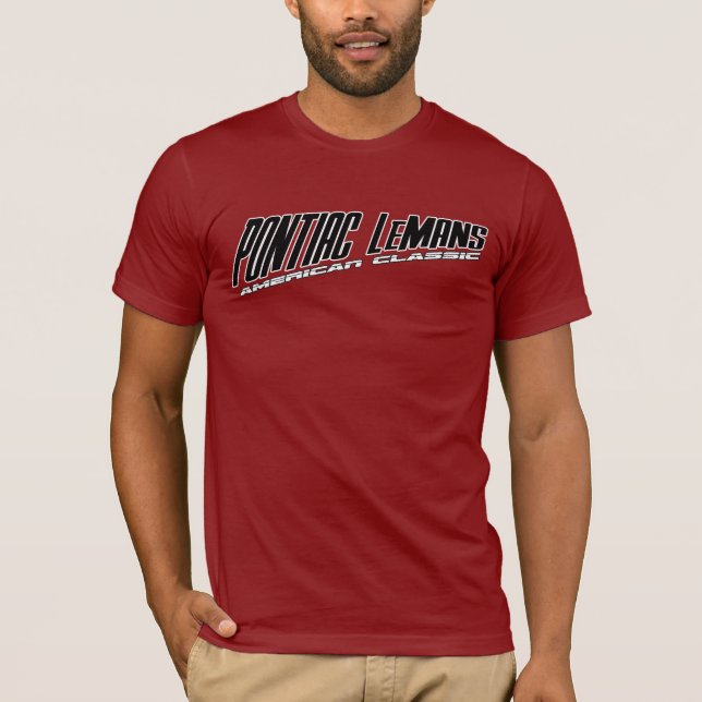 Pontiac Le Mans - lutad designamerikanklassiker Tee Shirt (Framsida)