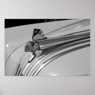 Pontiac silver görar strimmig huvaprydnaden poster