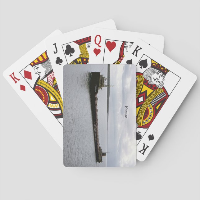 Pontiac-spelkort Casinokort (Baksidan)