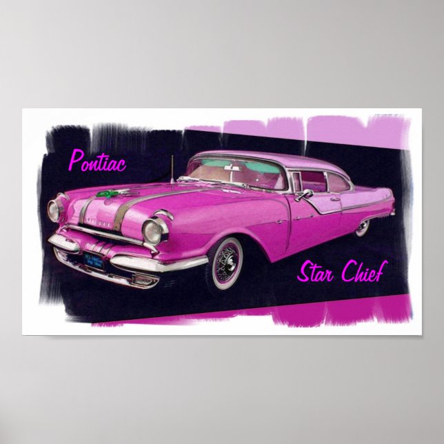 Pontiac Star Chief 1955 Poster (Framsidan)