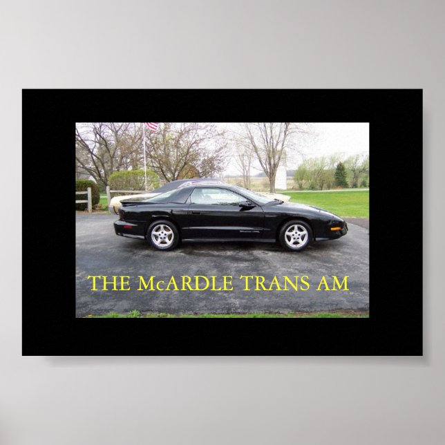 PONTIAC TRANS AM POSTER (Framsidan)
