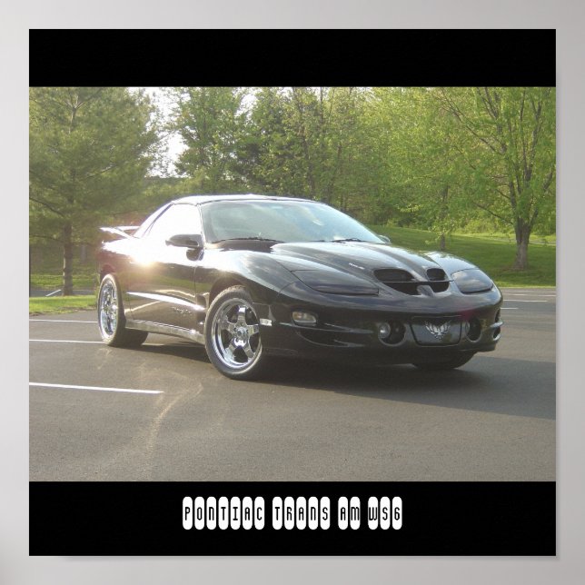 Pontiac Trans am WS6 Poster (Framsidan)