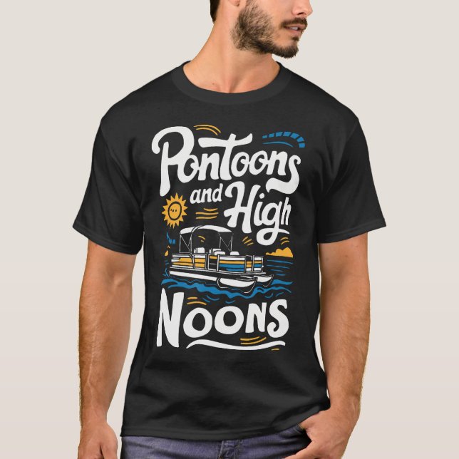 Pontoner Och Höga Solstånd T Shirt (Framsida)