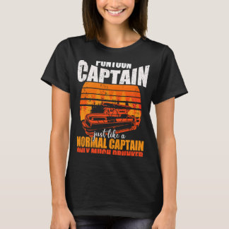 Pontonkapten som en vanlig kapten, bara mycket dru t shirt