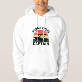 Pontonkapten Vintage roliga älskare Hoodie