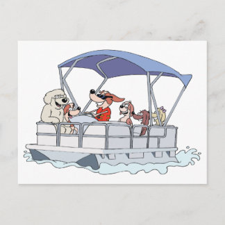 Pontoon Boat Vykort