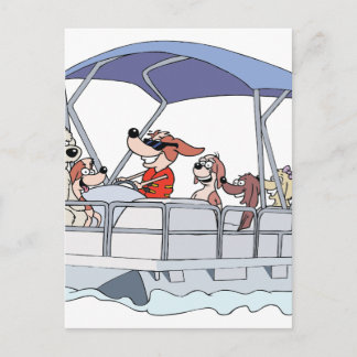 Pontoon Boat Vykort