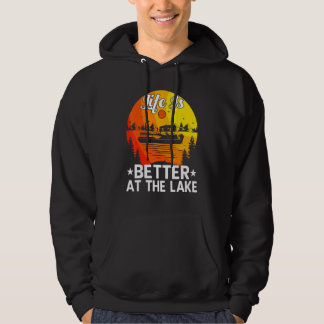 Pontoon Captain  At The Lake 1 Hoodie