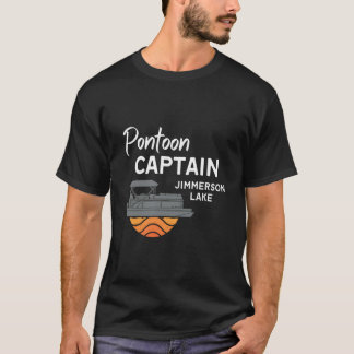 Pontoon Captain Jimmerson Lake T Shirt