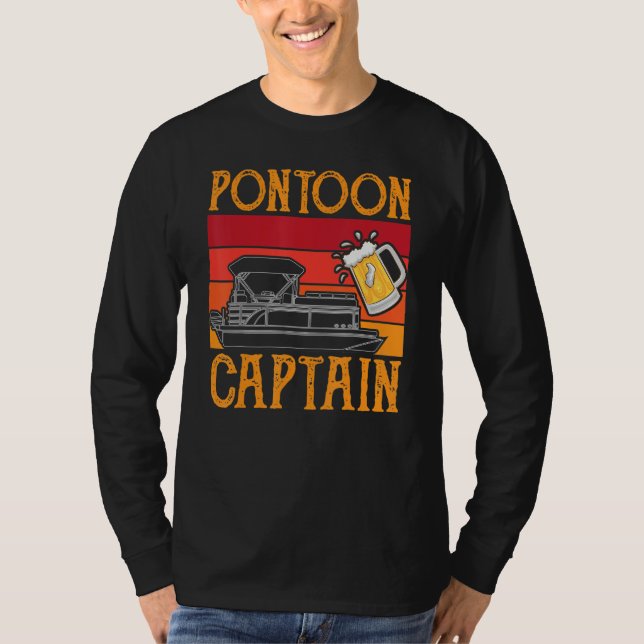 Pontoon Captain T Shirt (Framsida)