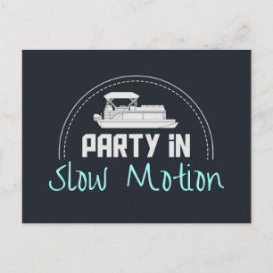 Pontoon Party i slow motion Vykort